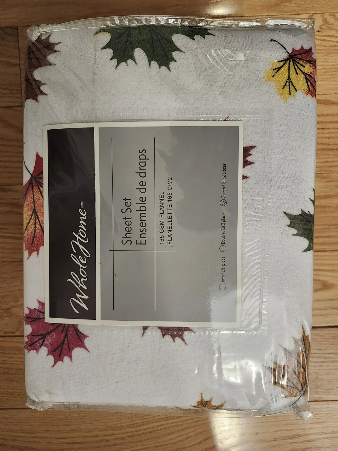 Queen size flannel 4-piece sheet set