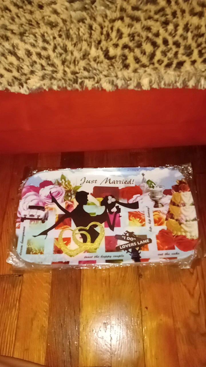 Just Married Platter Trays