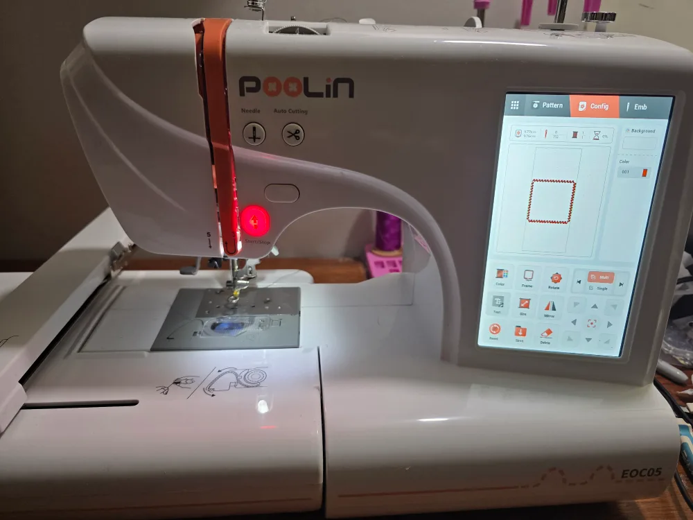 Poolin EOC05 Embroidery Machine