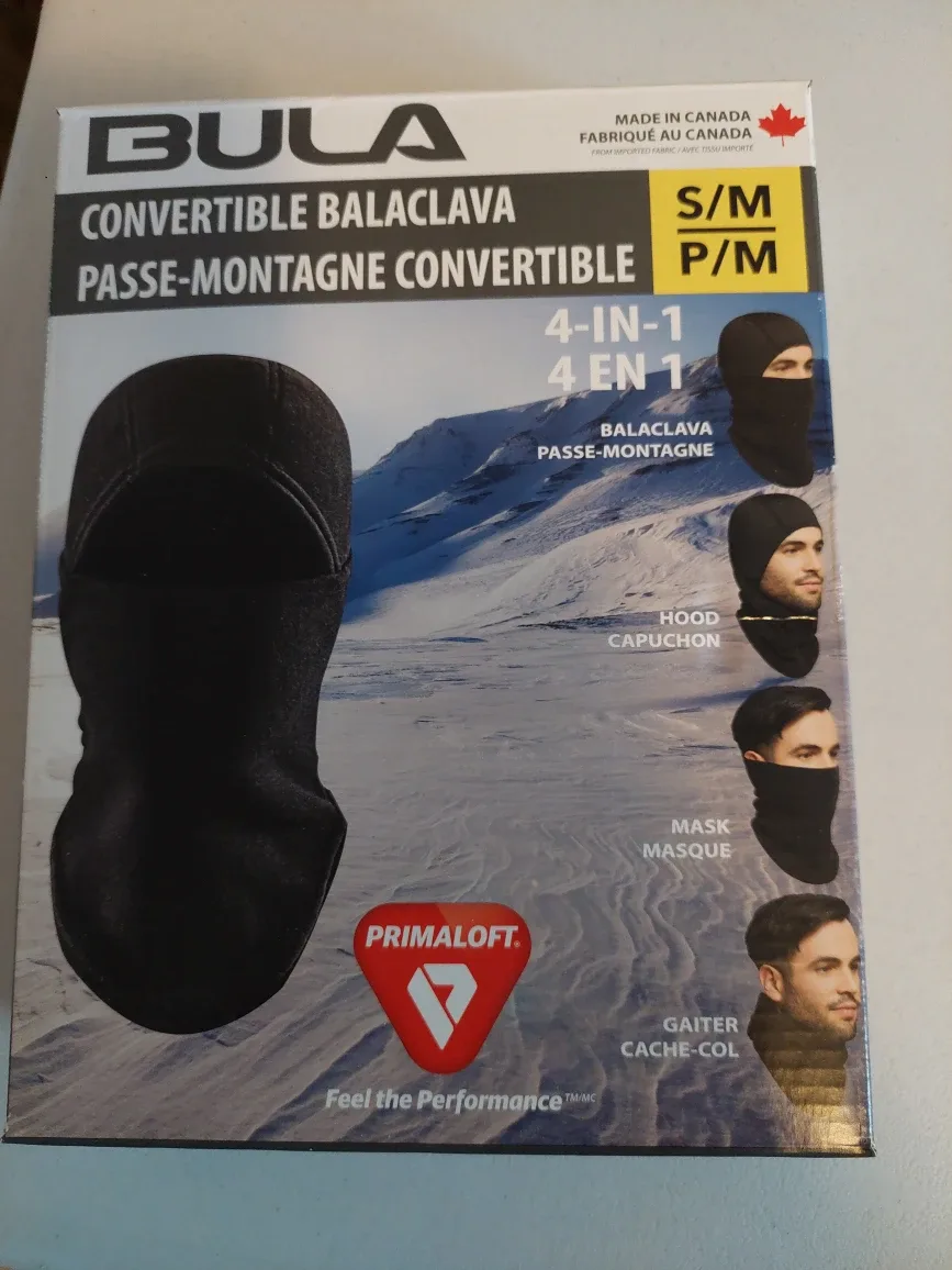 Bula Convertible Balaclava S/M #Cleanout