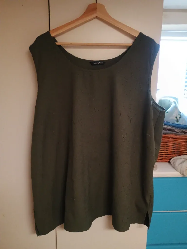 Penningtons Olive Green Tank Top