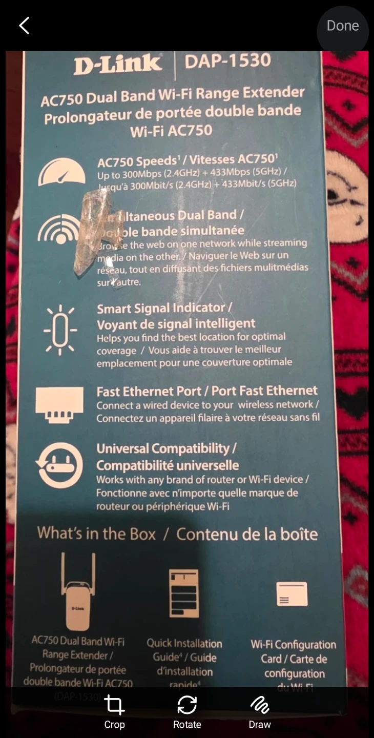 D-Link AC750 Dual Band WiFi Range Extender - New - photo 4
