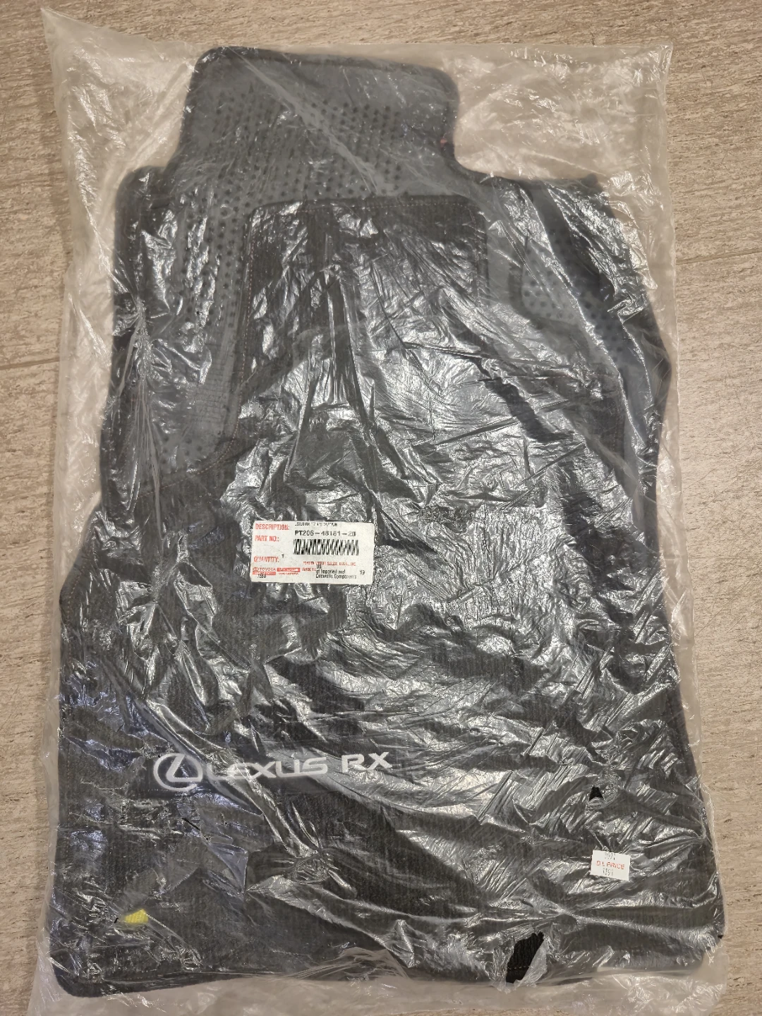 New Lexus RX Floor Mats - PT206-48181-20 - photo 2