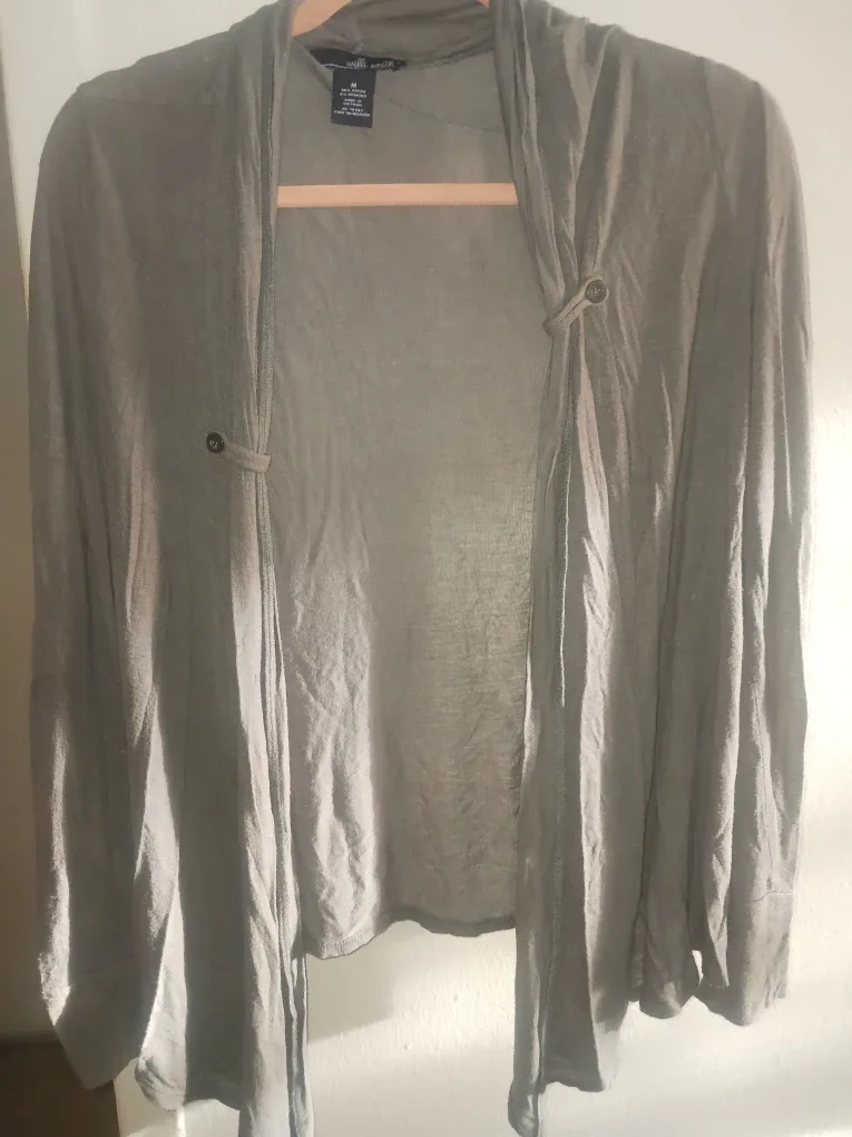 #cleanout Willi Smith Olive Green Cardigan - Size M image indicator(2)