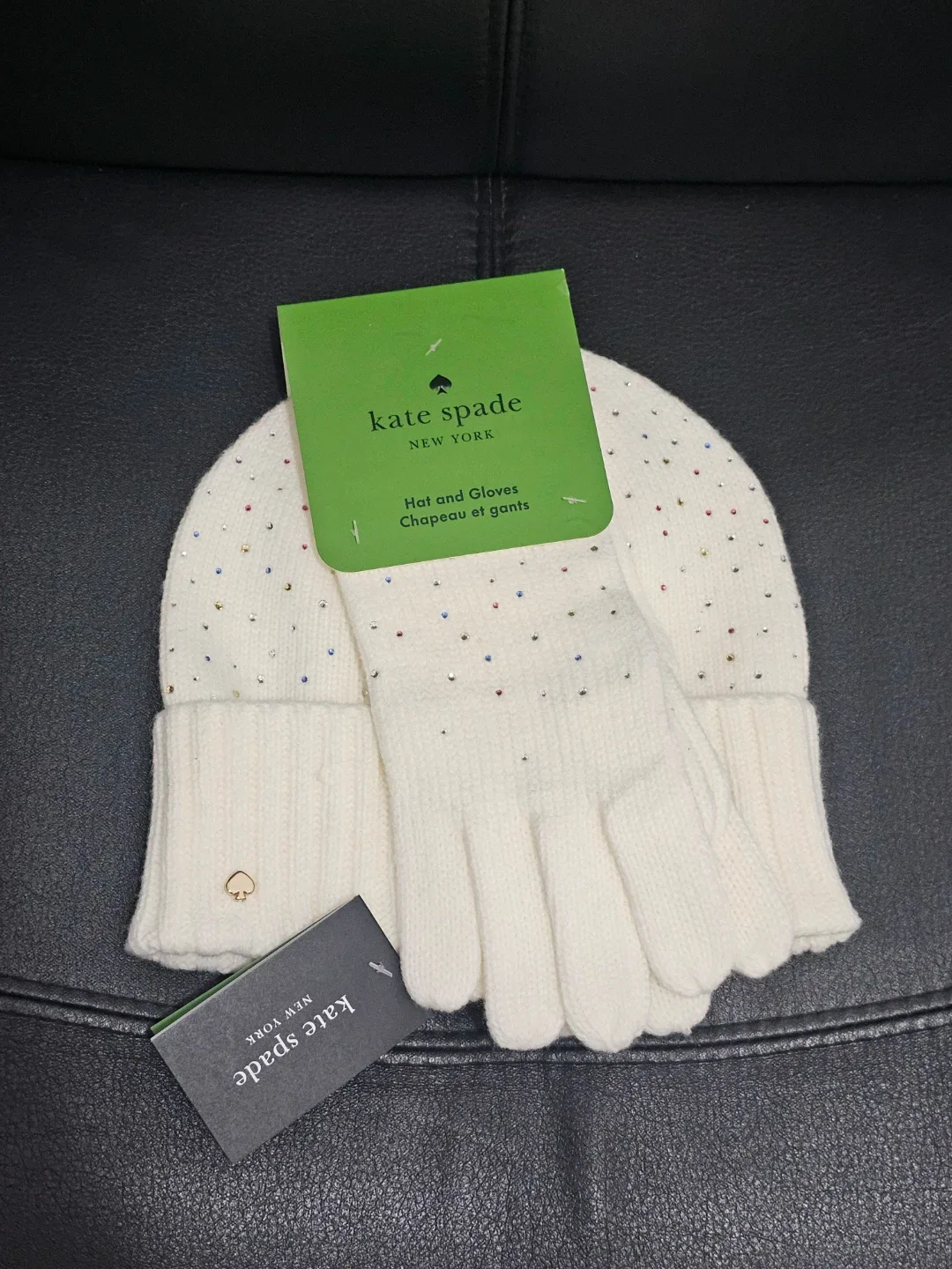 BNWT Kate Spade Hat and Gloves Set