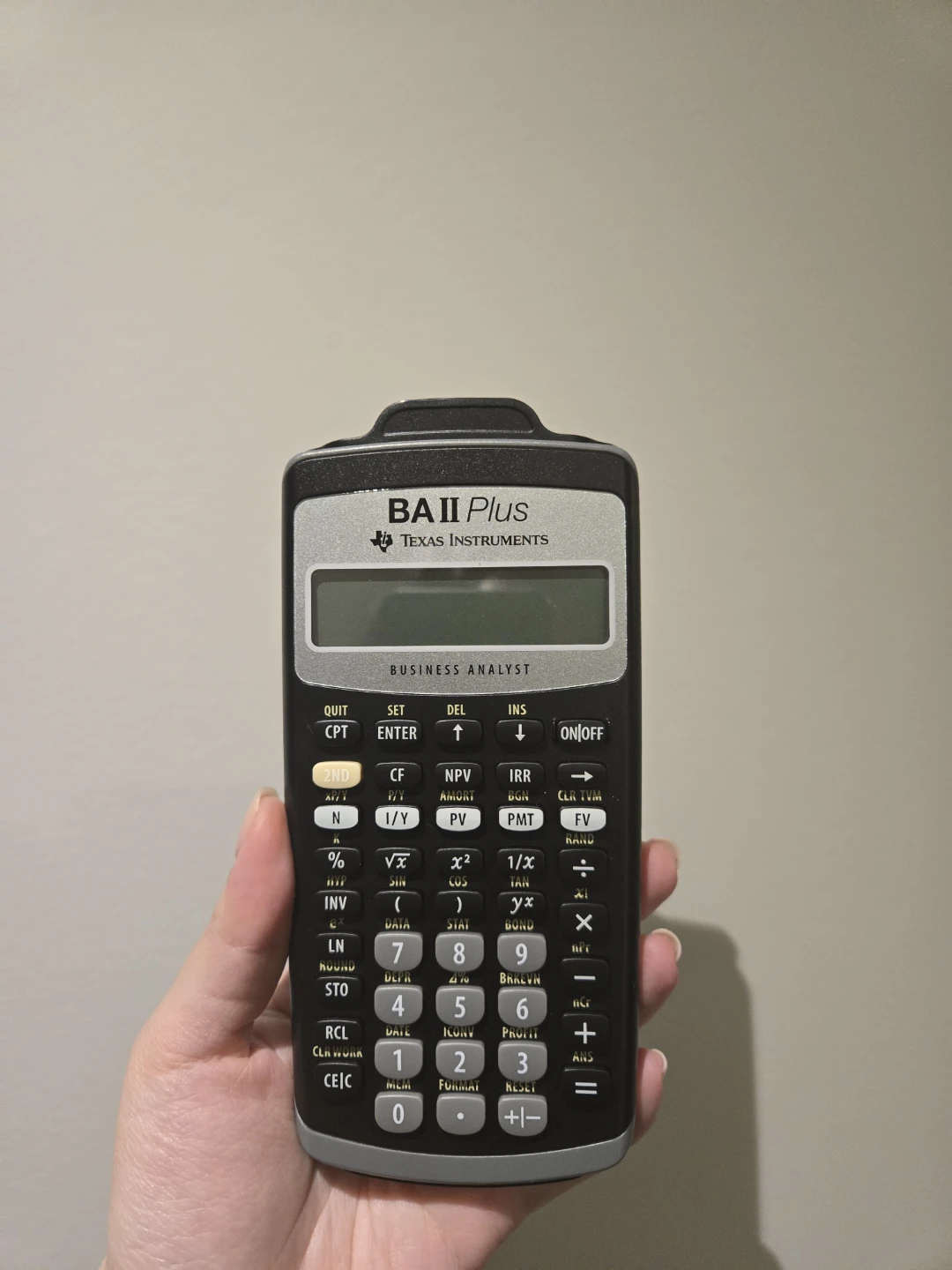 Texas Instruments BA II Plus Financial Calculator