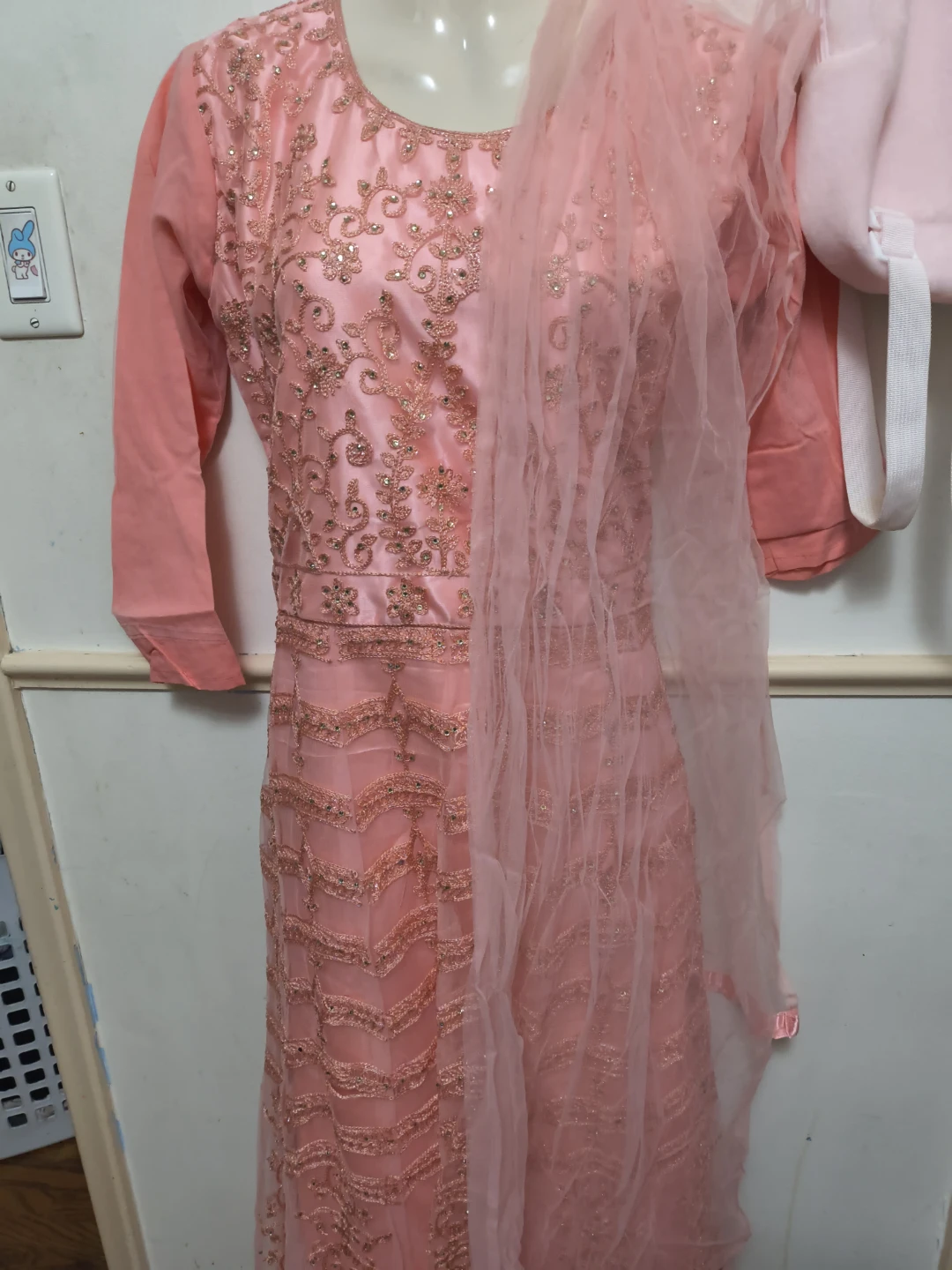 Pink Embroidered Salwar Kameez