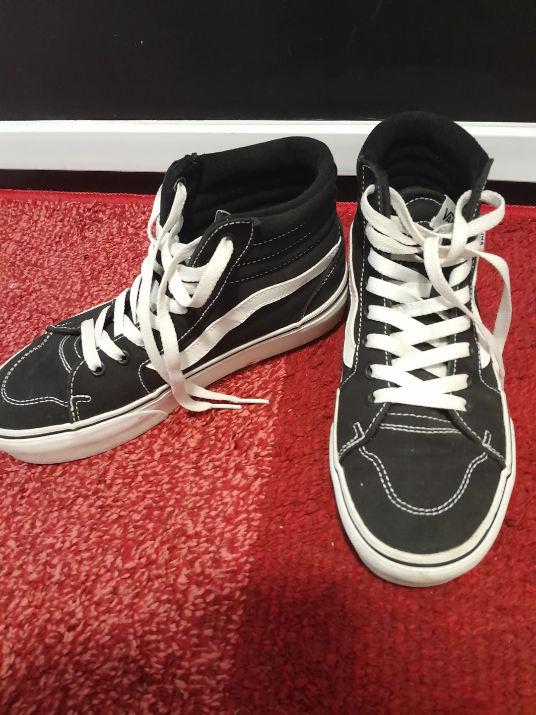 Vans Sk8-Hi Black/White Shoes - photo 2