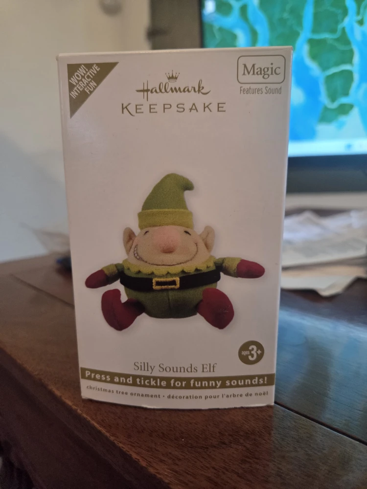 Hallmark Keepsake Silly Sounds Elf Ornament #Cleanout