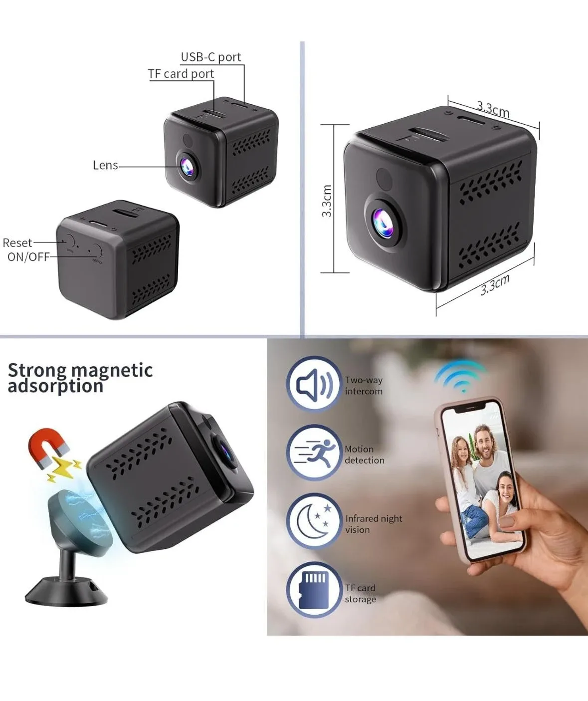 A18 Mini Camera - Discreet & Powerful, New! image indicator(3)