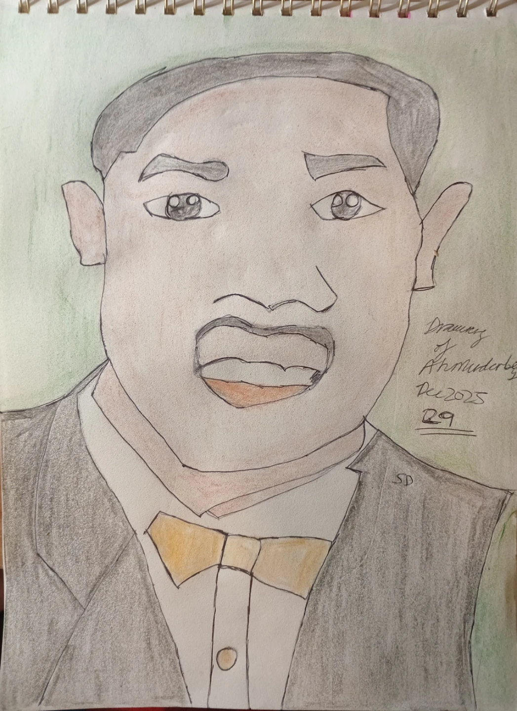 Ahmaudarbery Drawing by Custom Artist Sherwin D'Souza - photo 3
