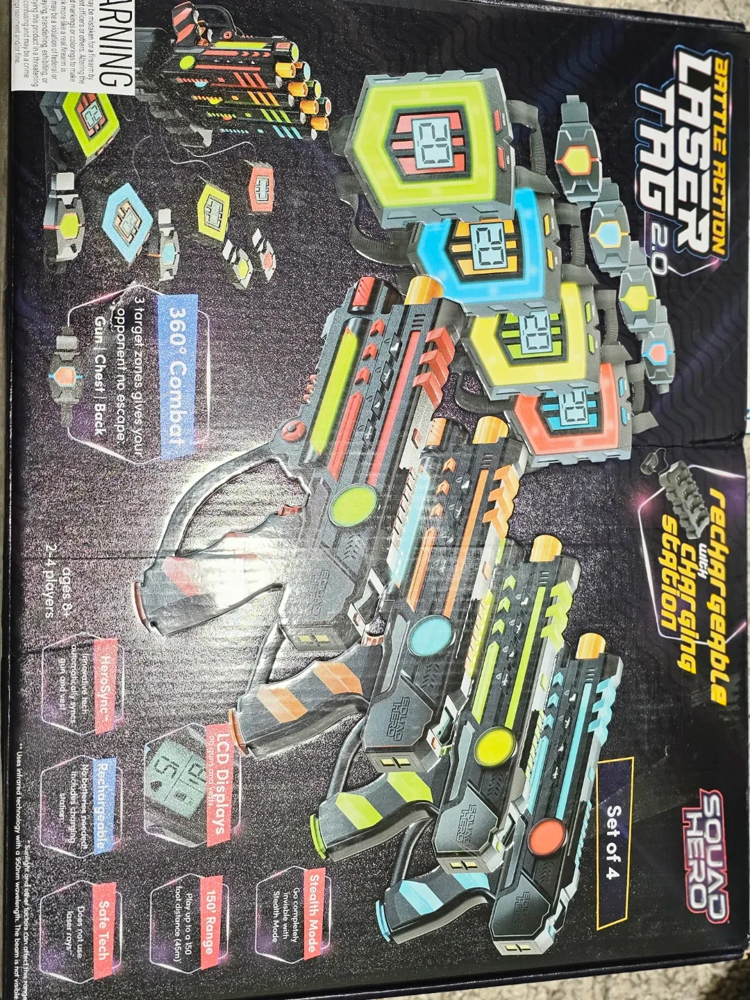 Squad Hero Battle Action Laser Tag 2.0 - Set of 4