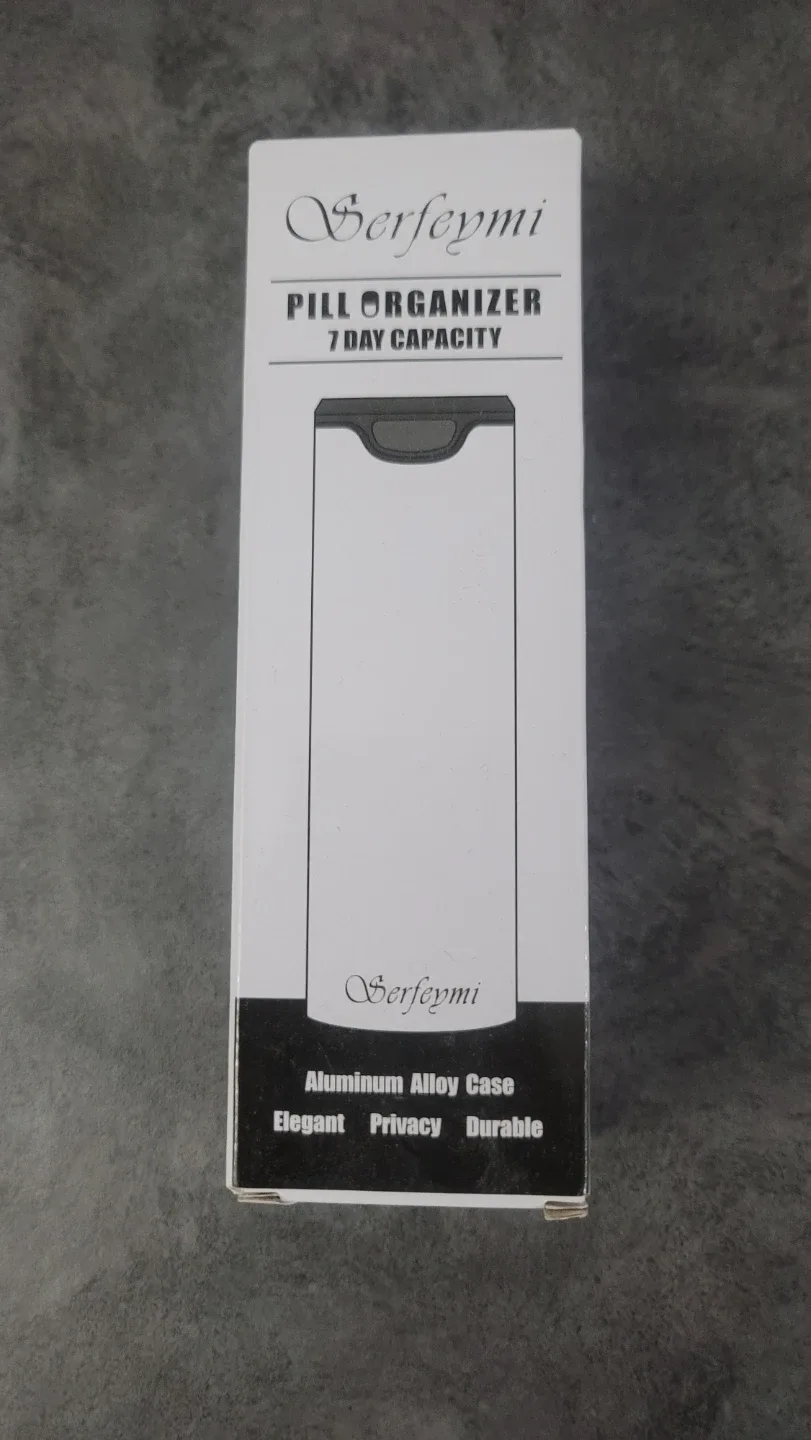Serfeymi Pill Organizer - 7 Day Capacity