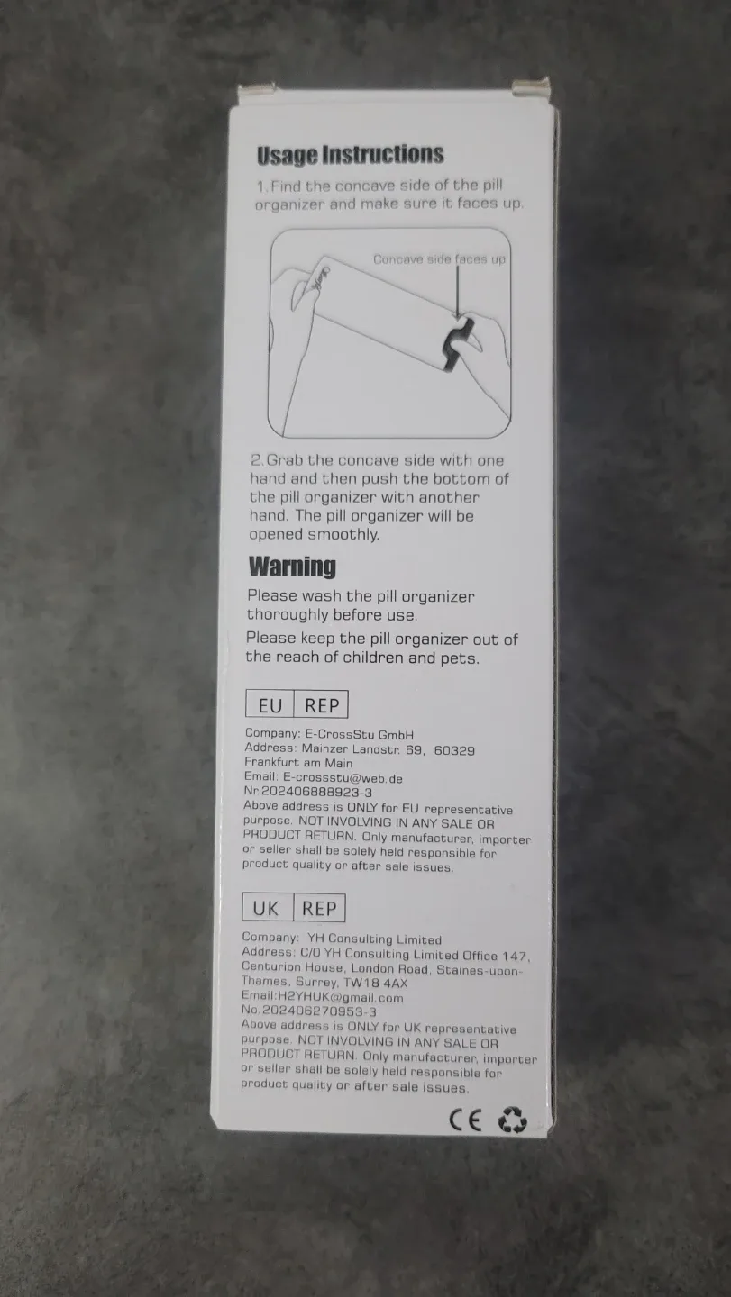 Serfeymi Pill Organizer - 7 Day Capacity image indicator(2)