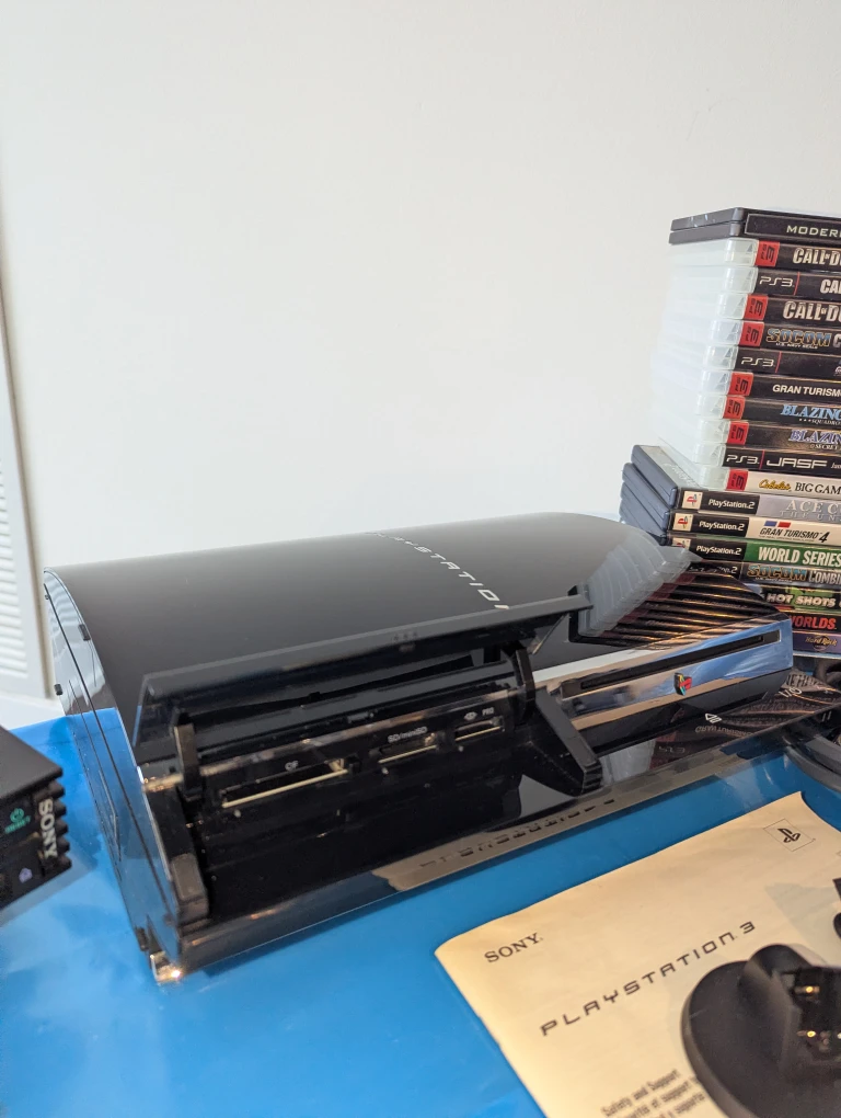 Sony Playstation 3+ PS2 with Games and blue ray movies - photo 3