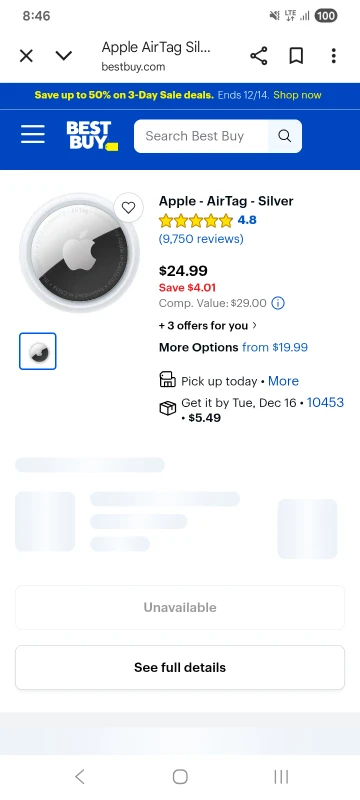 Apple AirTag - Silver