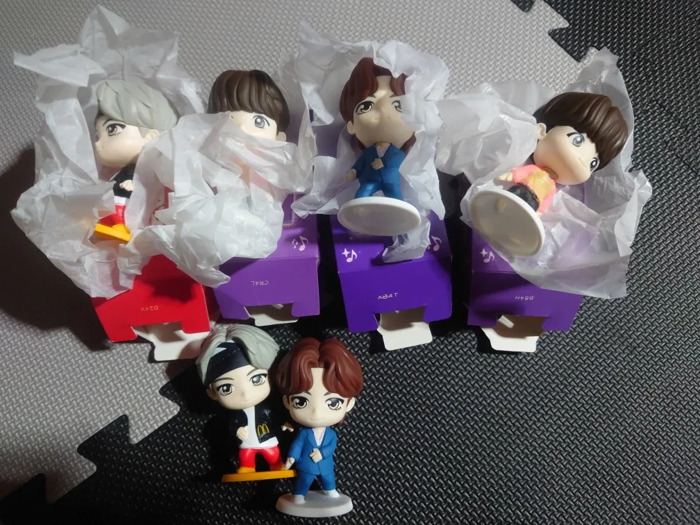 BTS McDonald's Meal Toy Figures