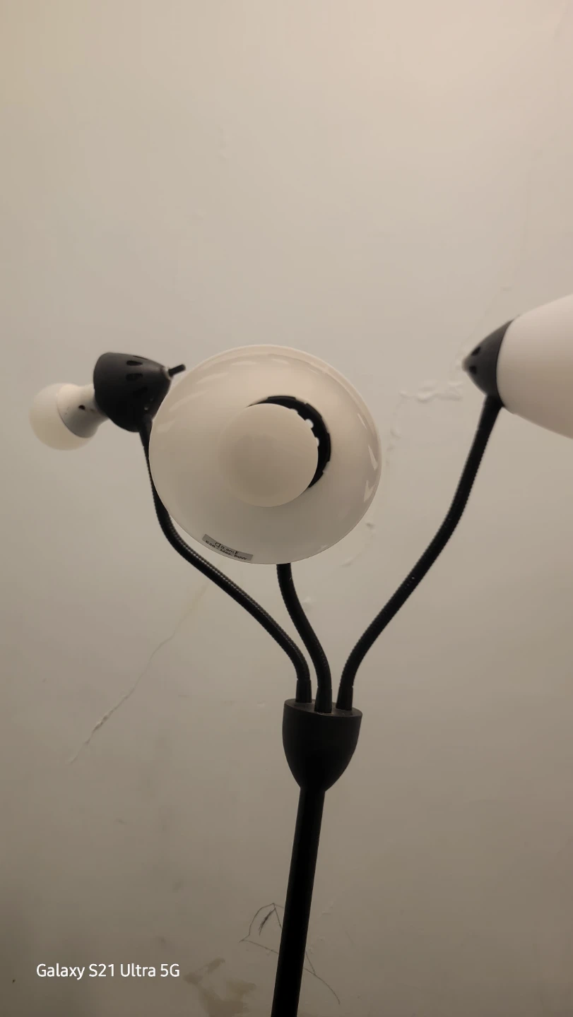 3-Light Tree Floor Lamp - Black Finish - photo 2