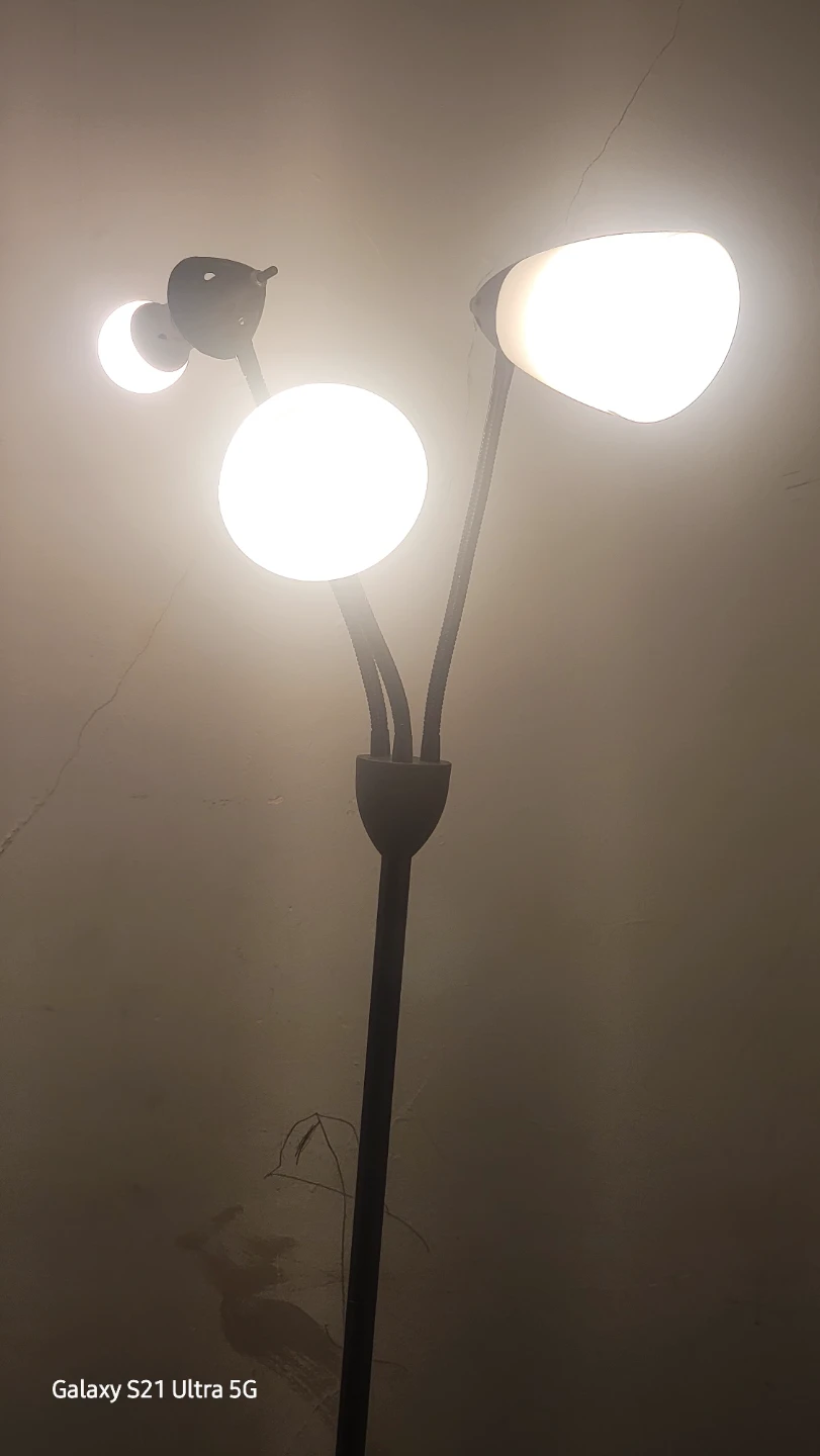 3-Light Tree Floor Lamp - Black Finish - photo 5