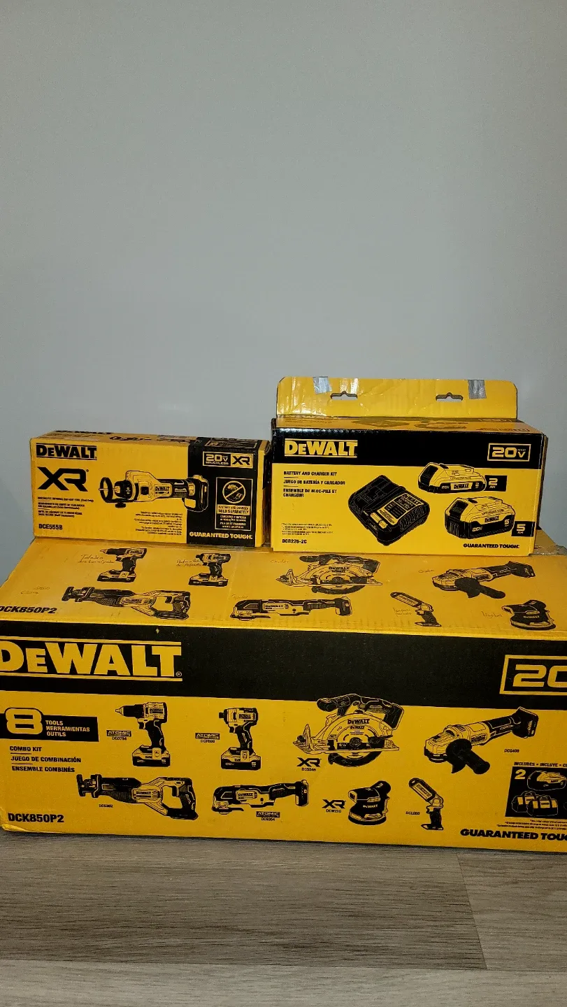 DeWalt 20V Cordless Power Tool Combo Kit