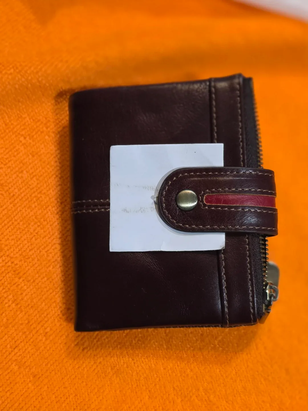 New bifold Brown Leather Wallet