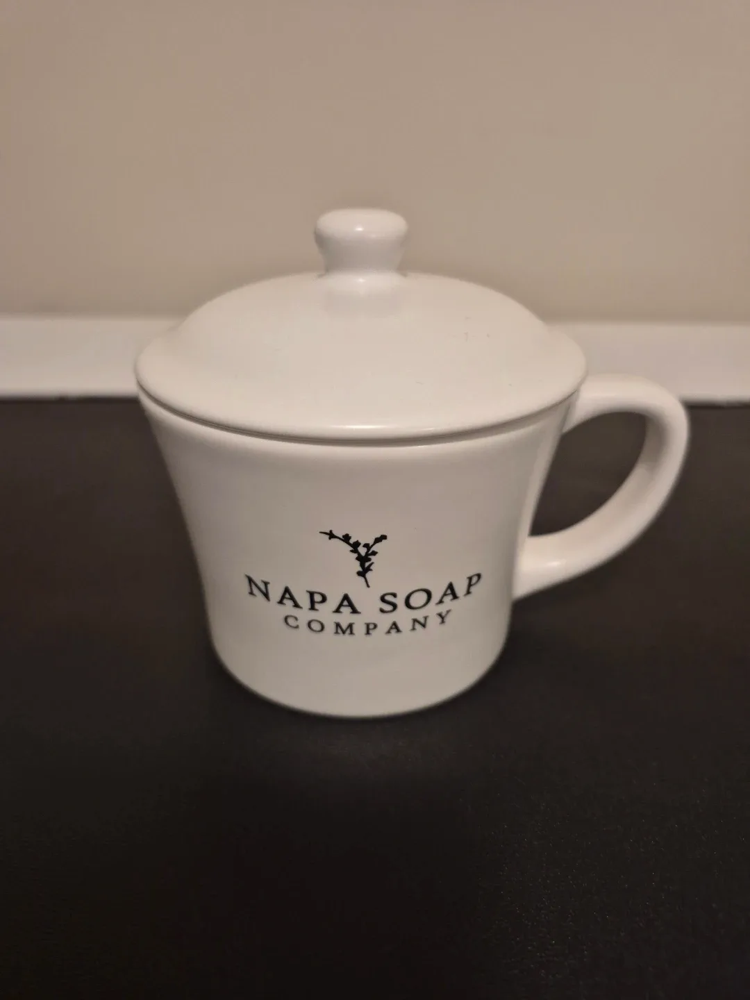 Napa Soap Co. Mug with Lid for Shaving #Cleanout