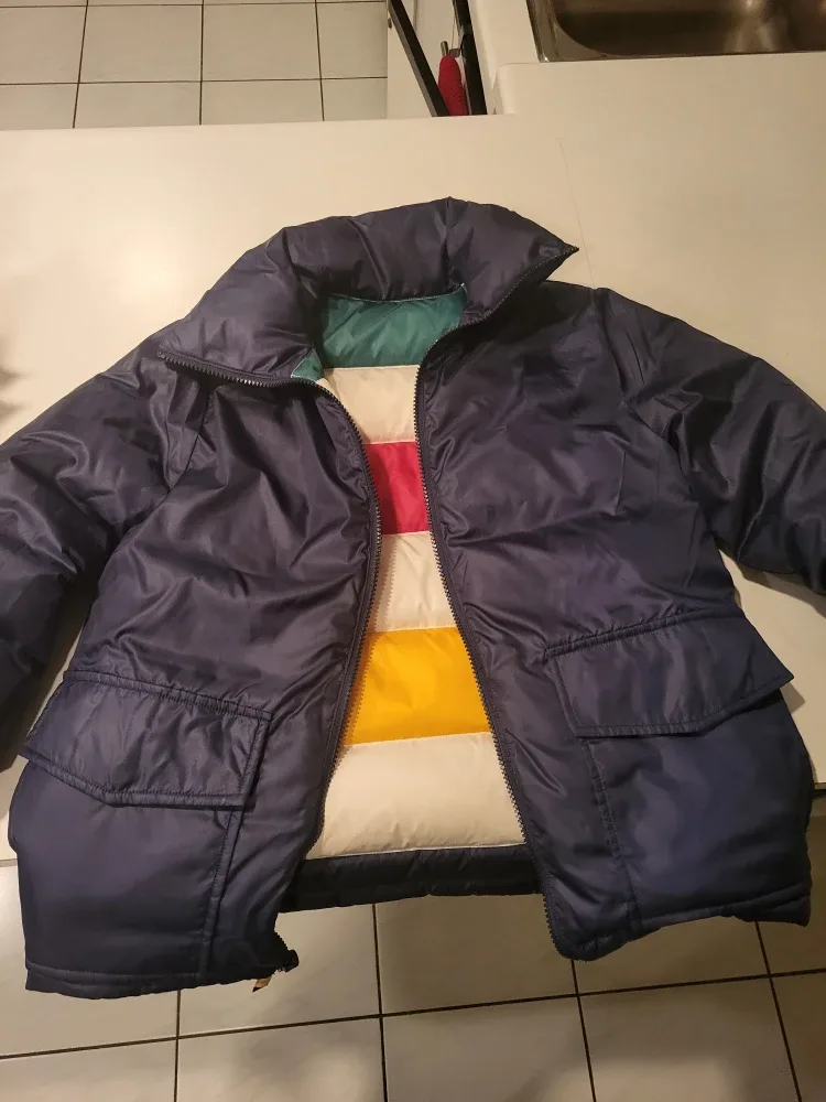 Striped Puffer Jacket Hudson's Bay