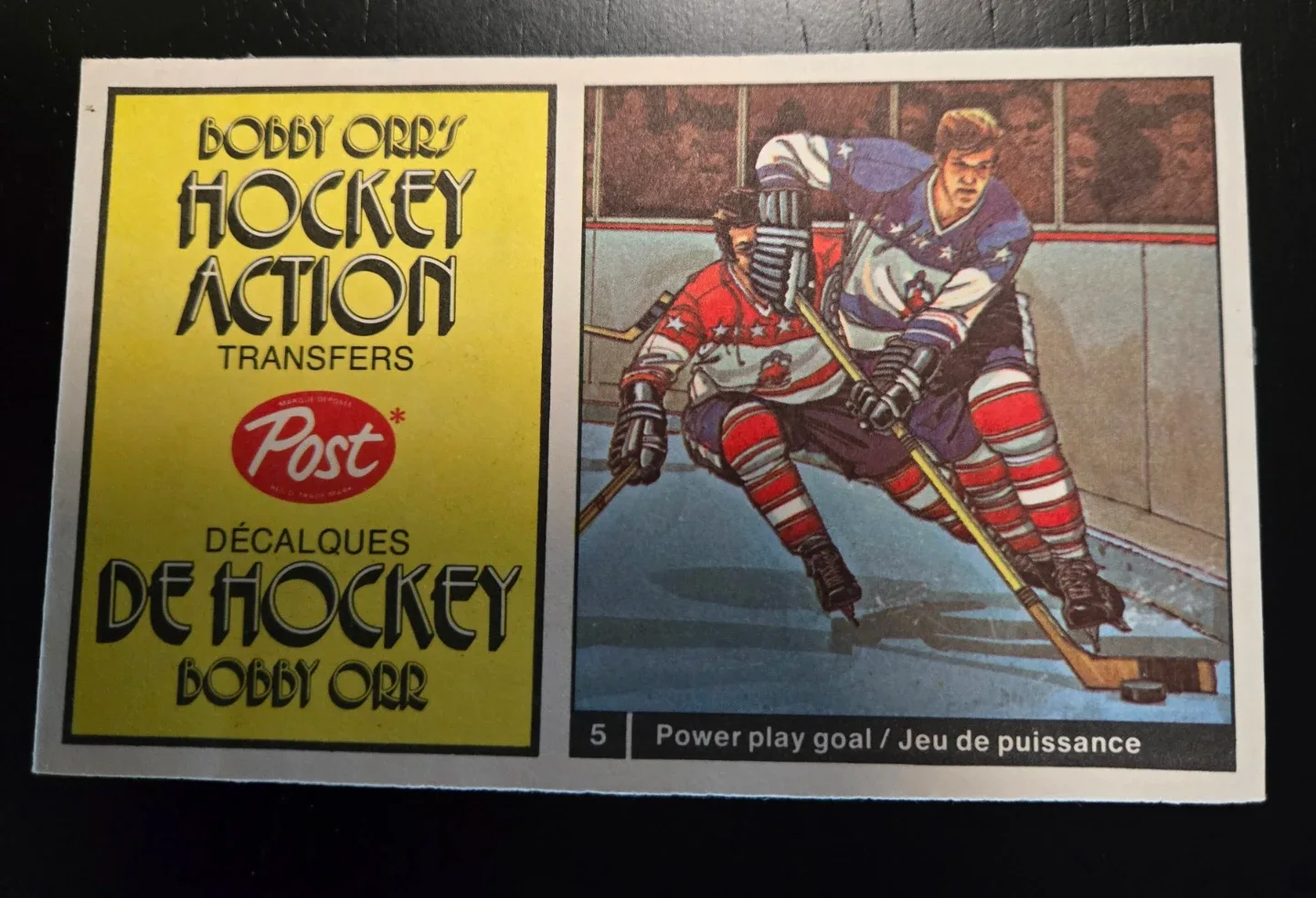 7 Vintage 1972 Bobby Orr Post Hockey Action Transfers image indicator(3)