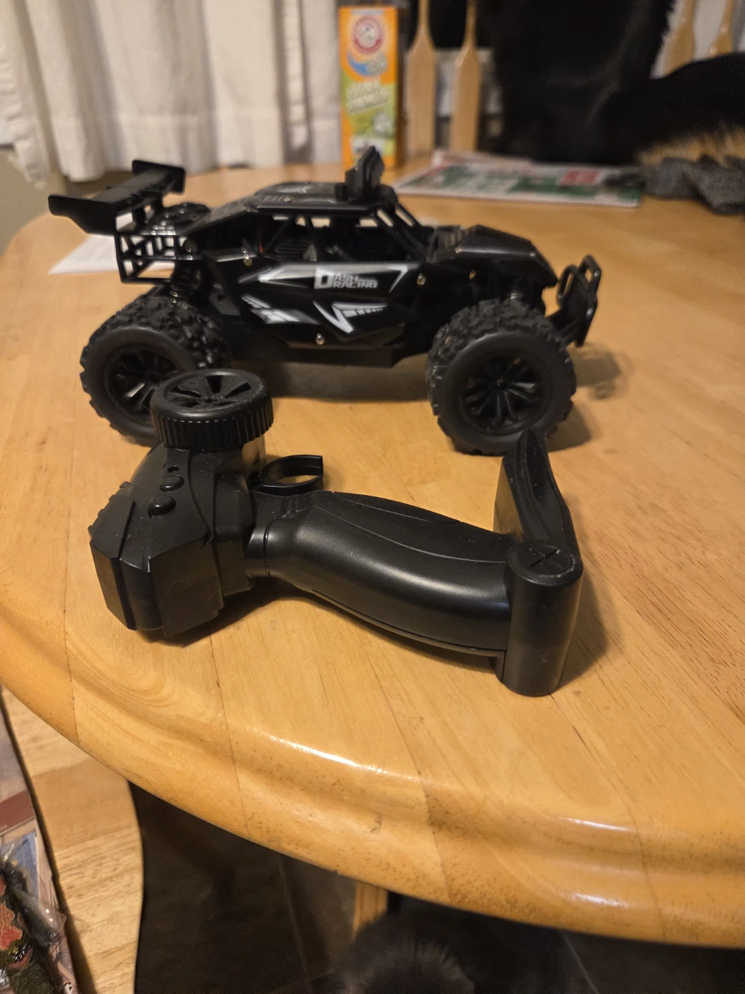 Black RC Car with Remote Control
