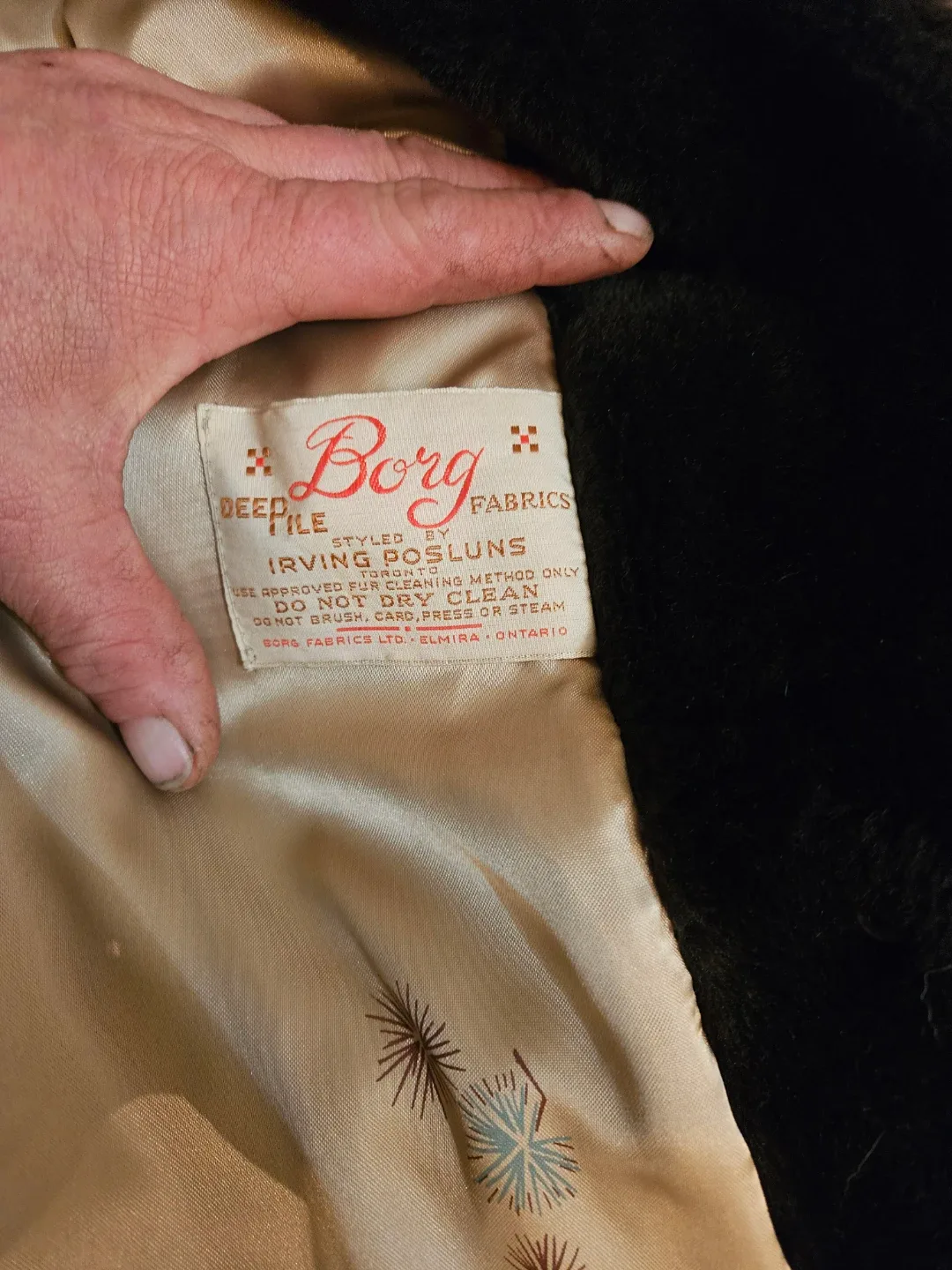 Borg Deep Pile Fabrics Coat image indicator(2)