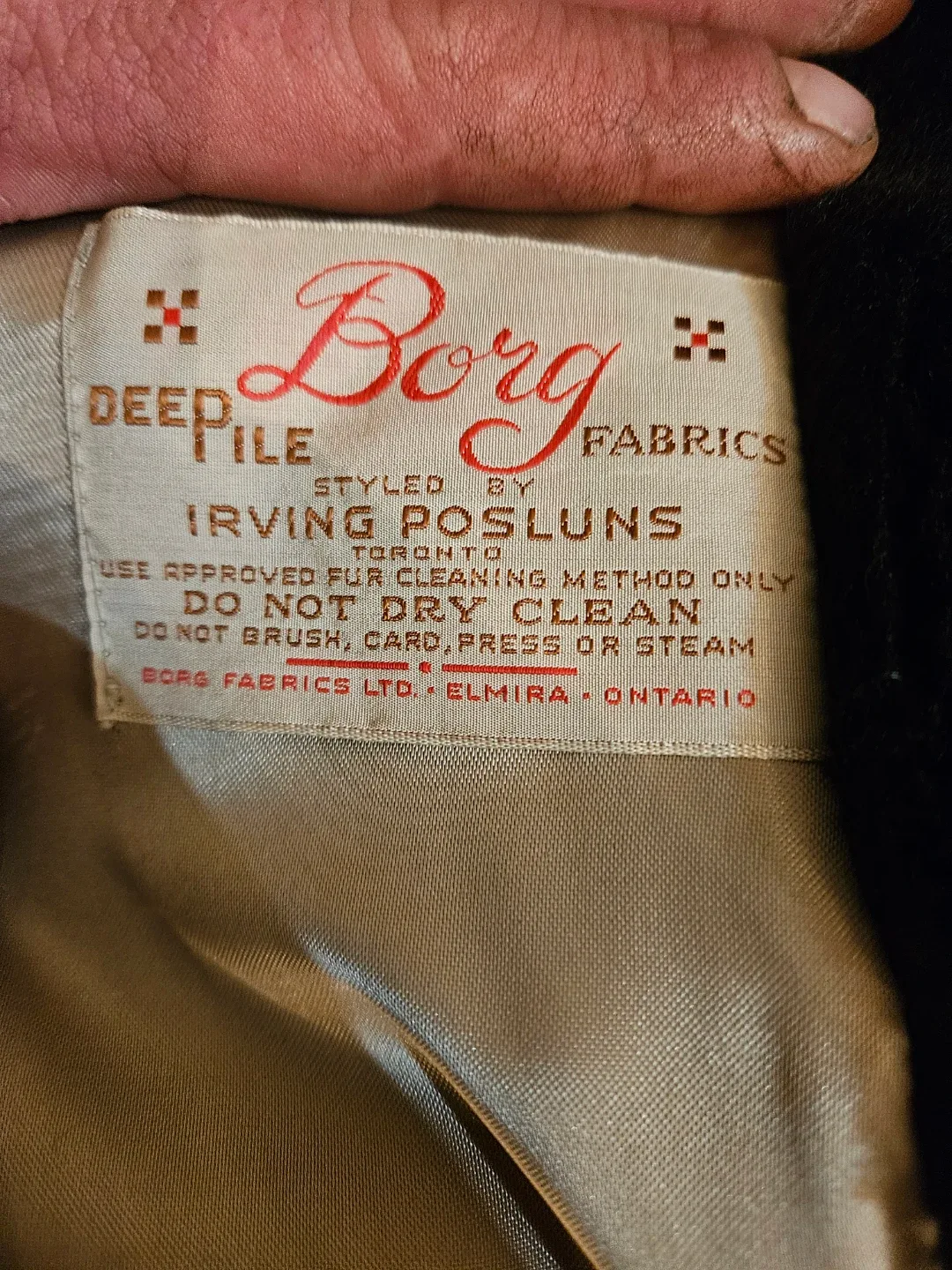 Borg Deep Pile Fabrics Coat image indicator(3)