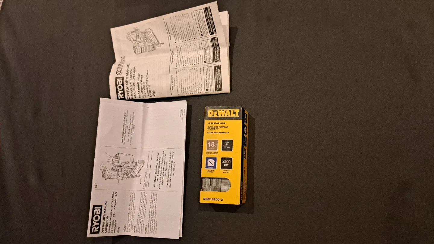 Ryobi 18GA Cordless Brushless 2" Brad Nailer image indicator(8)