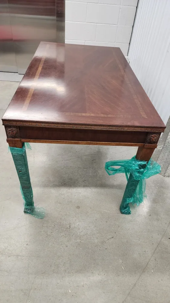 Wooden Desk with Lion Carvings image indicator(6)