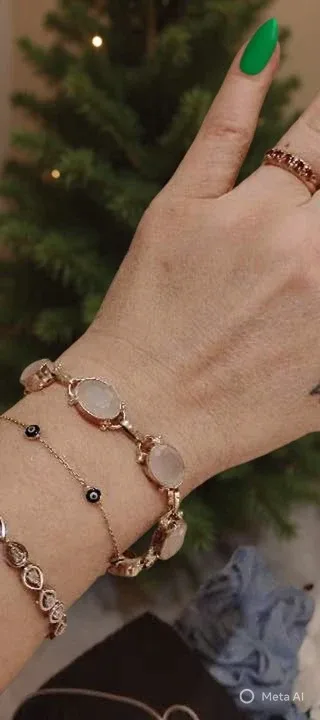 Rose Gold 925 stamped Faceted Pink Quartz Bracelet