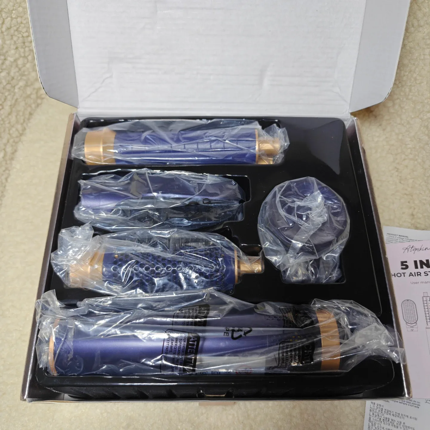 New Hair styling 5 in 1 Hot Air Styler