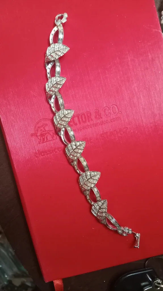 Vintage Spector & Co. Rhinestone Bracelet