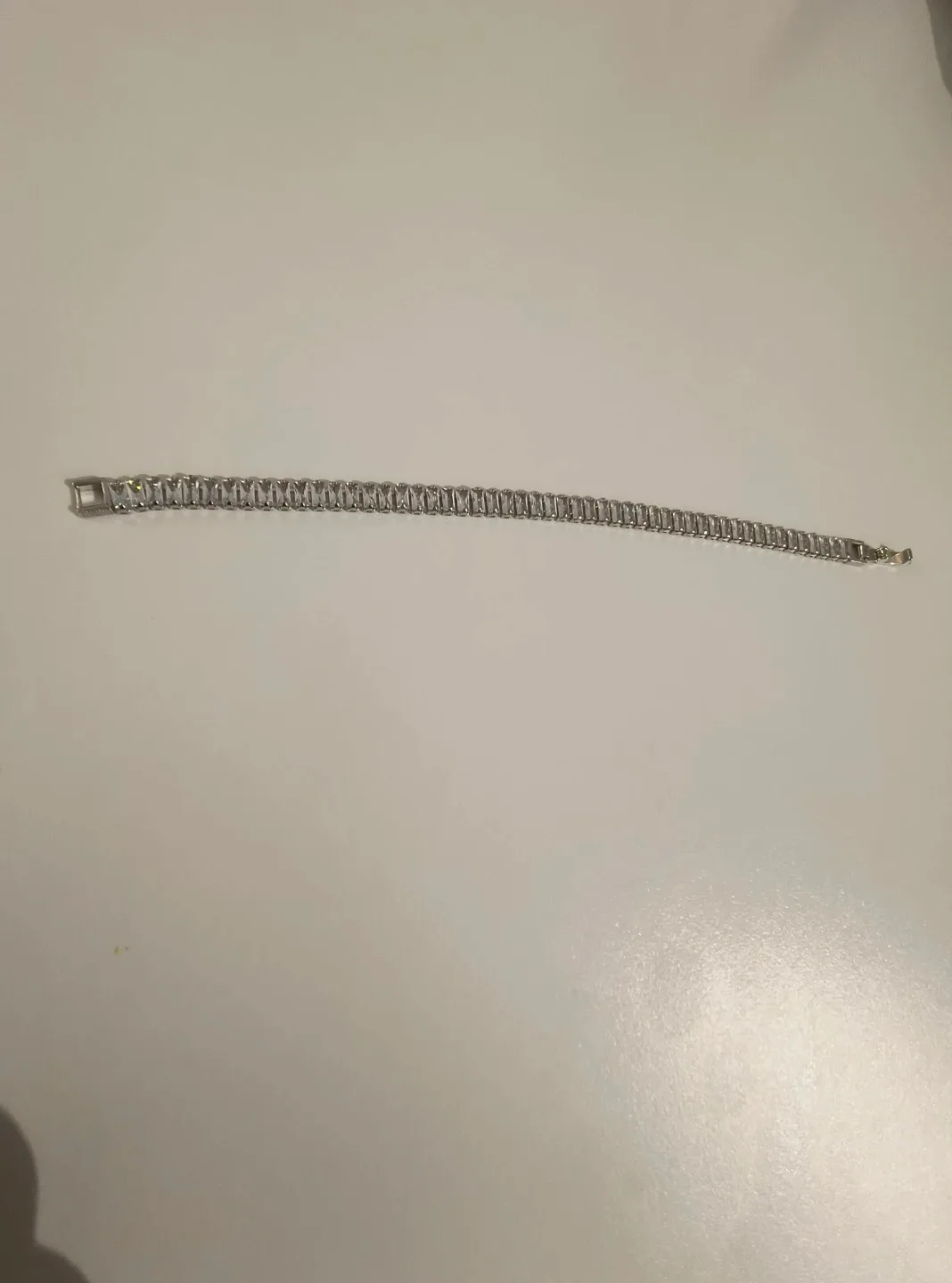 925 Silver Zircon Crystal Bracelet