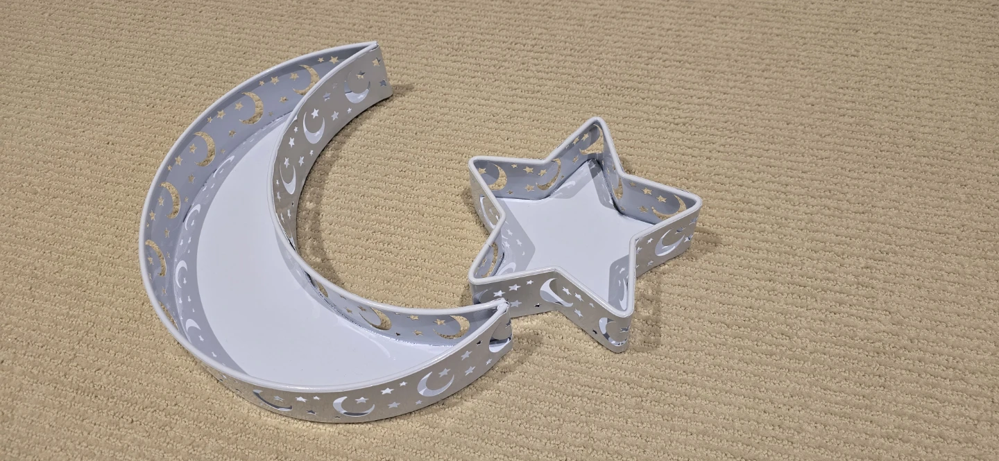 Eid Moon Star Serving Trays
