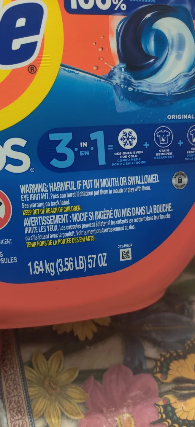 Tide PODS 3-in-1, 76 capsules image indicator(3)