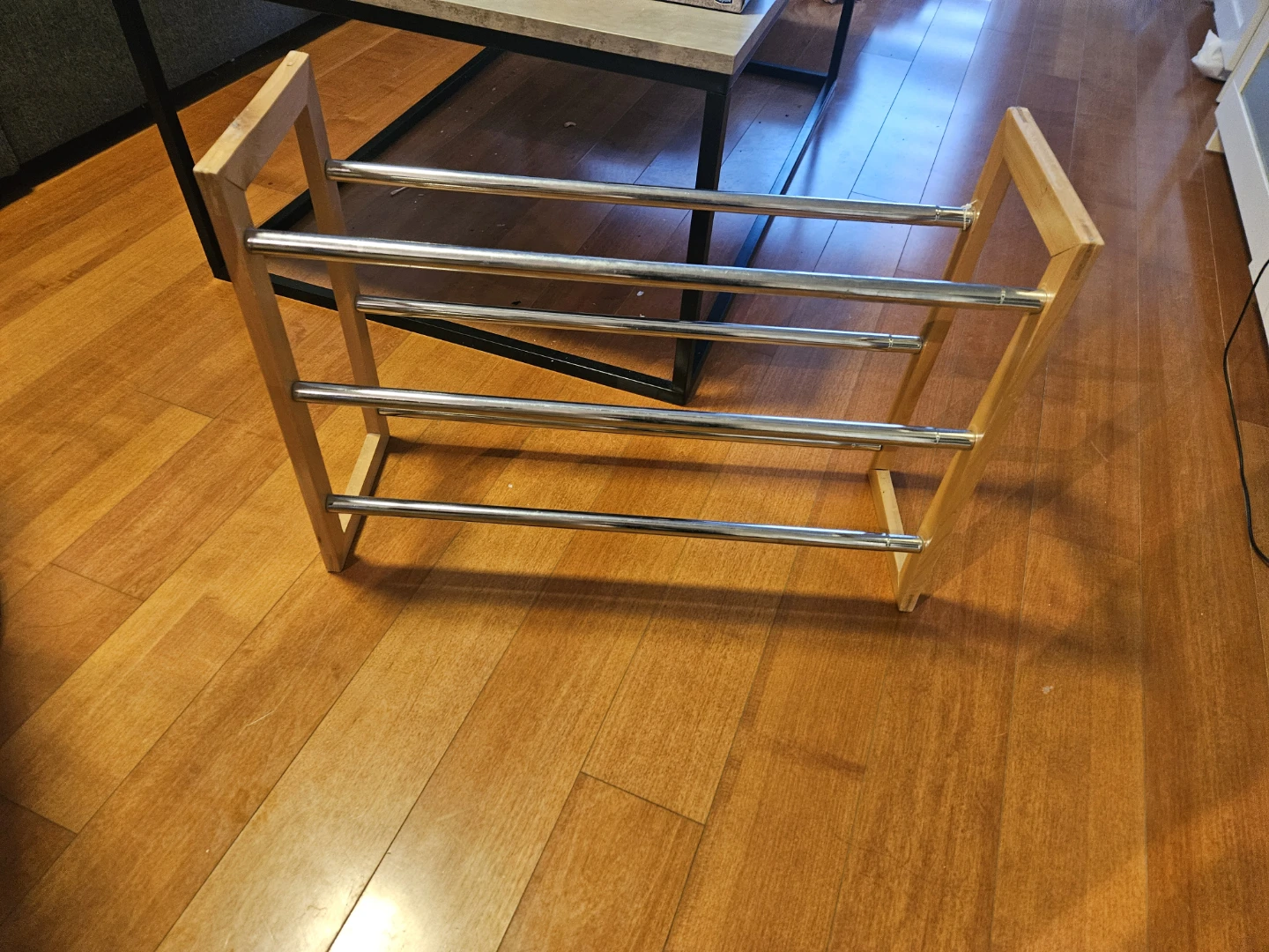 Expandable two level shoe shelf - photo 2