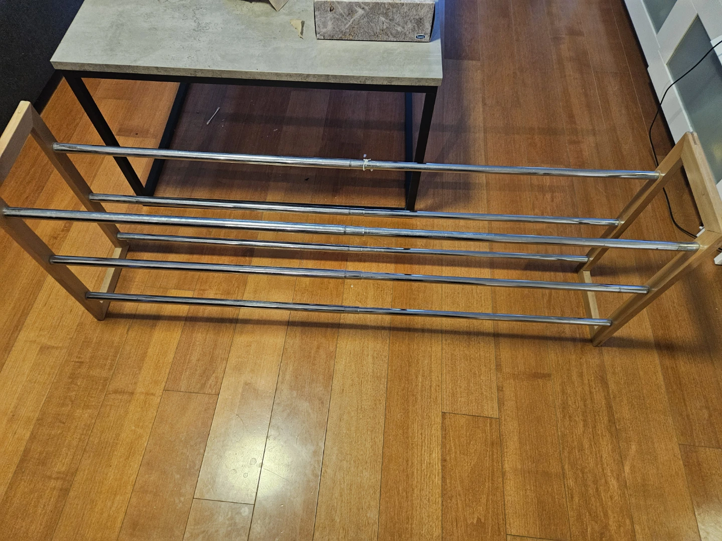 Expandable two level shoe shelf - photo 4