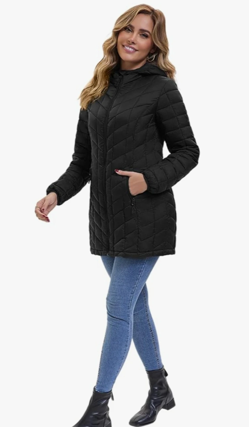ZMC Lightweight Black Puffer Coat - photo 2