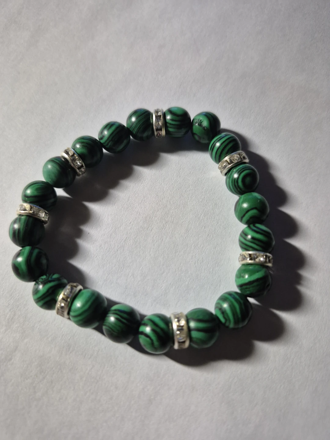 Malachite Beaded Bracelet
