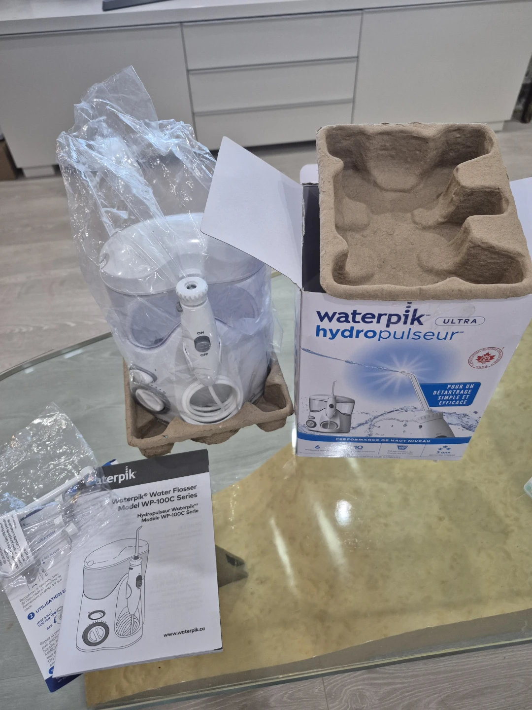 New Waterpik Ultra Hydropulseur Water Flosser