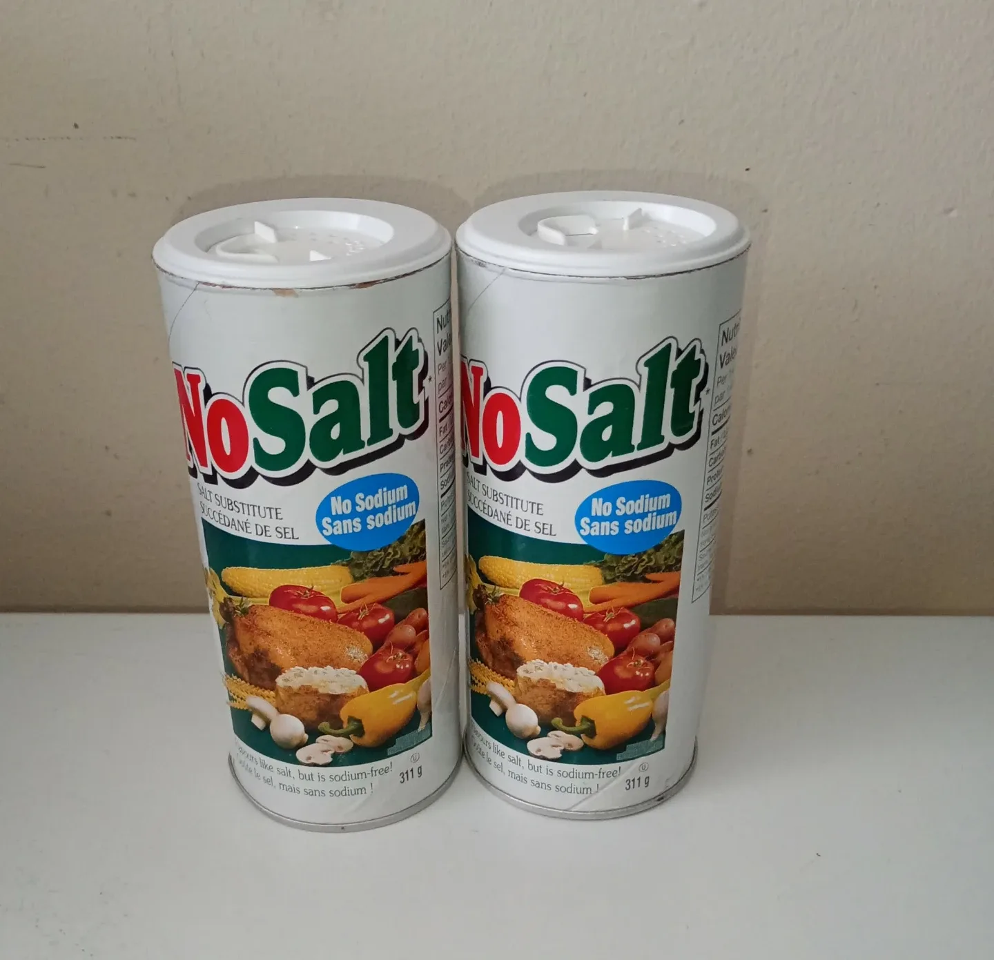 NEW~ 2x Sealed NoSalt Sodium-Free Salt Substitute expires 2028