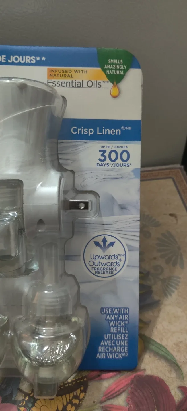 Air Wick Crisp Linen Scented Oil Warmer + 5 Refills image indicator(2)