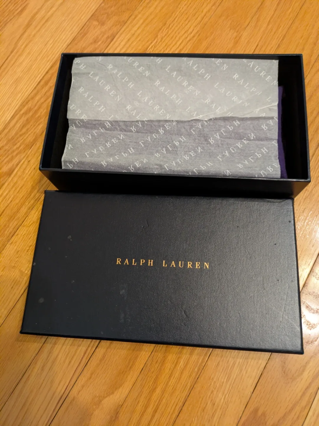 #cleanout#Ralph Lauren Brown Leather Clutch Purse - New in Box image indicator(3)