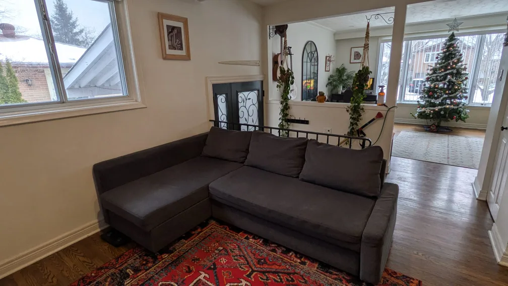 IKEA Friheten Sleeper Sectional Sofa - Charcoal image indicator(2)