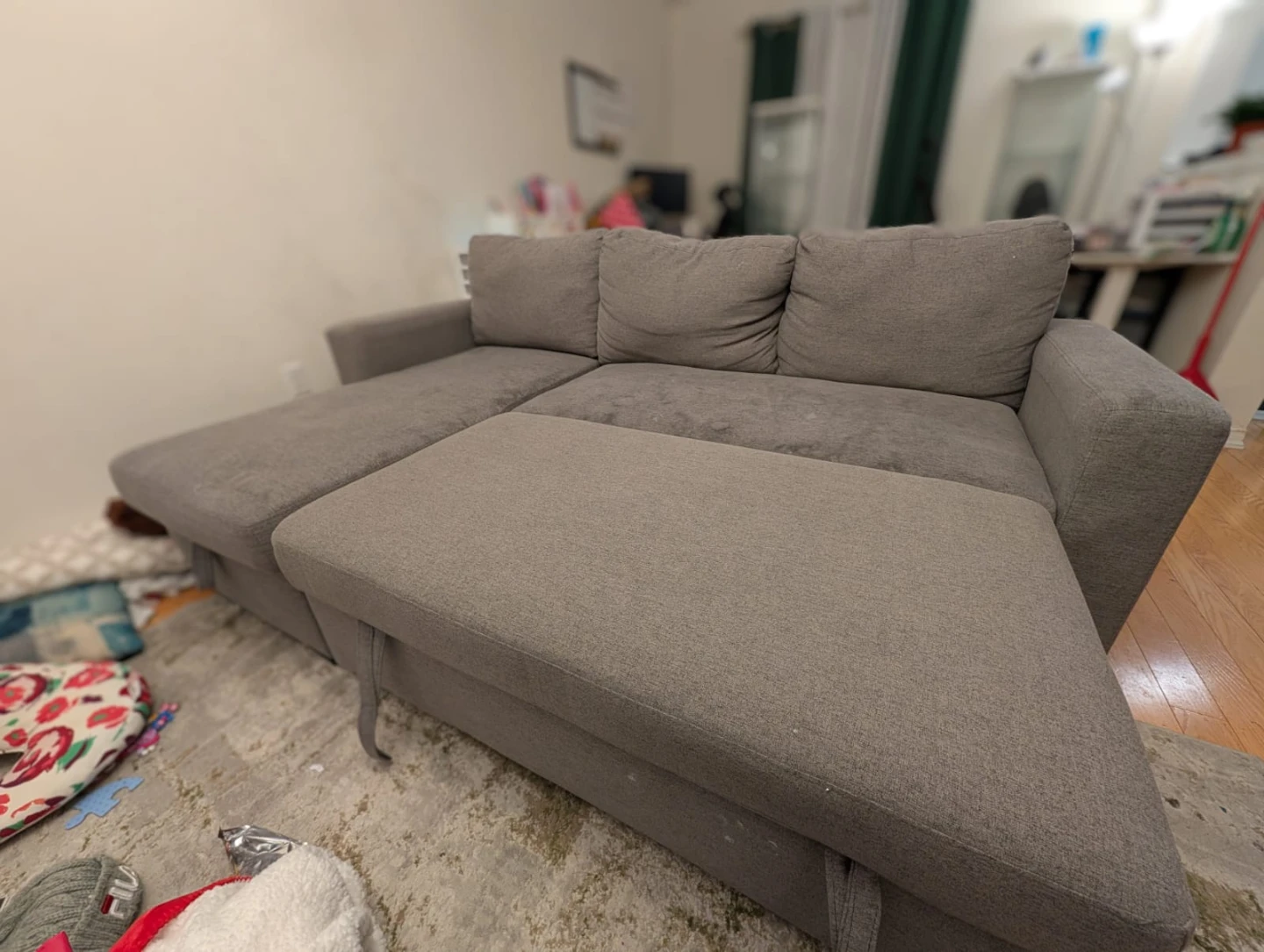 Grey Sectional Sofabed