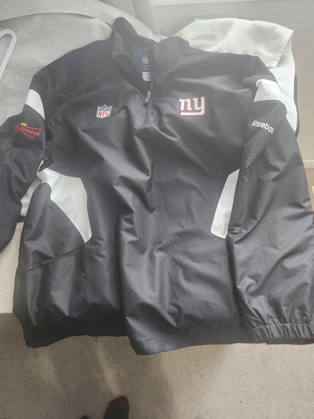 Reebok NFL Giants 2XL Jacket